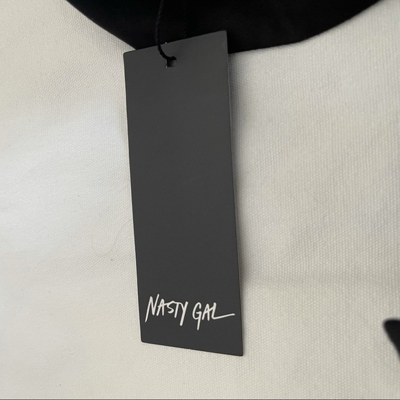 New Nasty Gal collection black jacket/coat size 4 - Picture 8 of 13